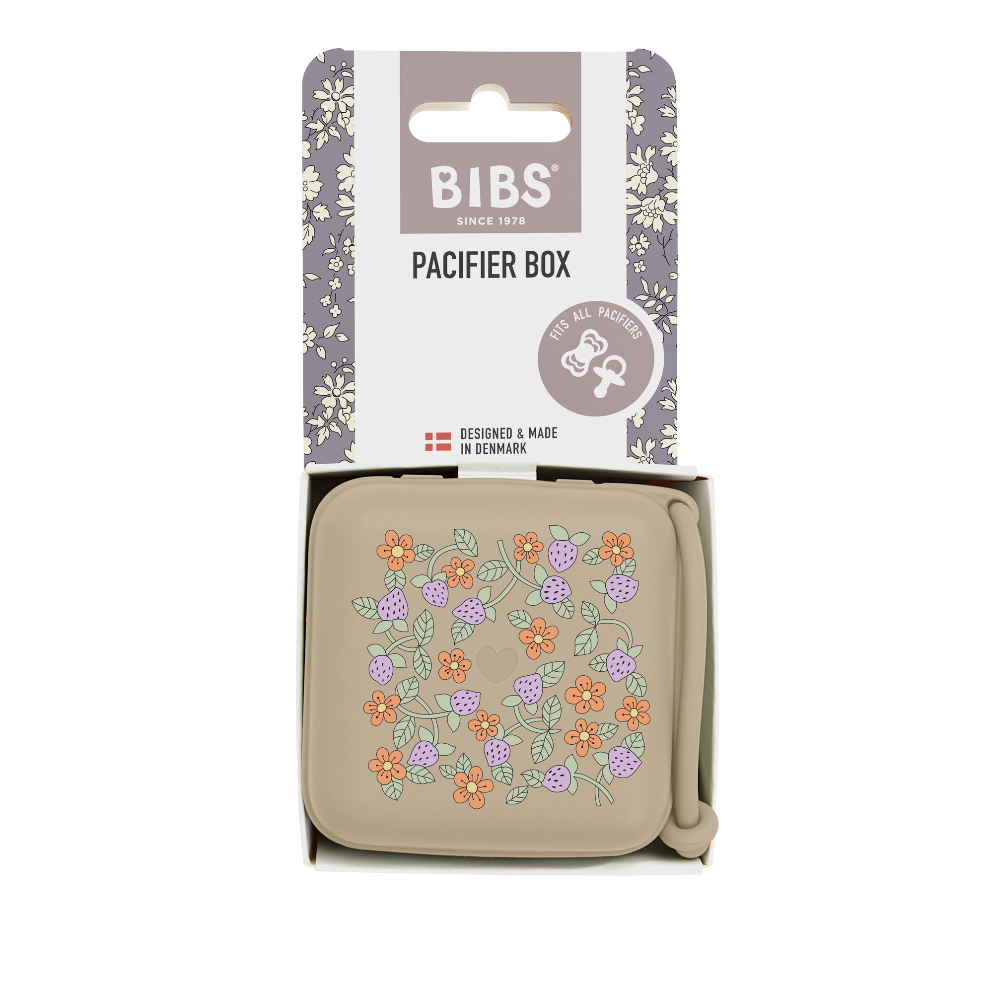 Bibs X Liberty Emzik Kutusu Strawberries and Cream -Vanilla