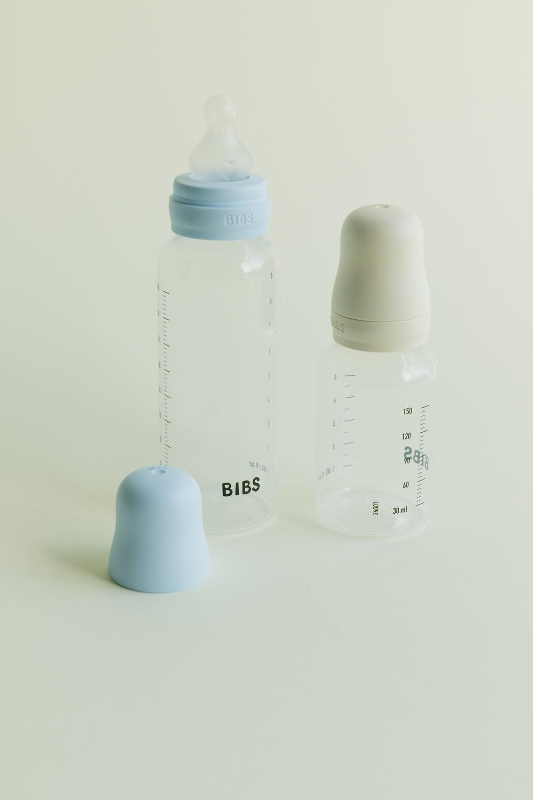 BIBS Baby PP Bottle Complete Set Silikon Uç Biberon Baby Blue 270 ml